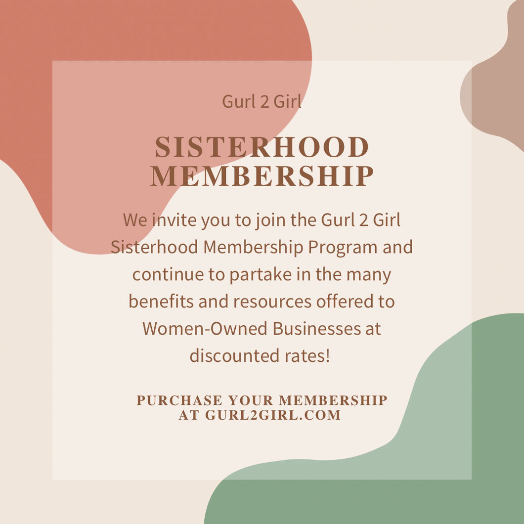 Sisterhood Membership 1yr Program