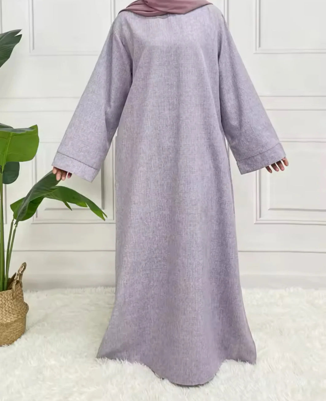 Purple Heart Abaya By MODESTYBYINDY