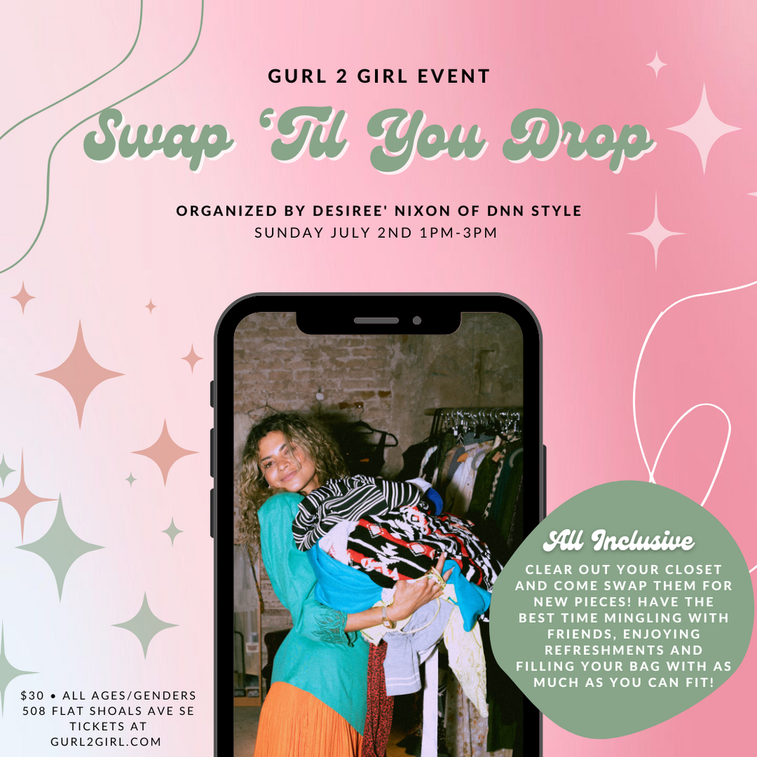 Swap ‘til you drop | Clothing Swap Event 7/2 By DNN Style